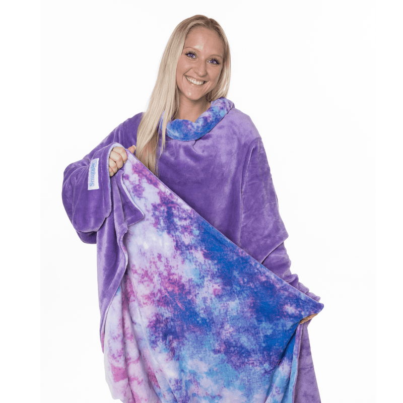 Snuggie Reversible Tie Dye/Purple