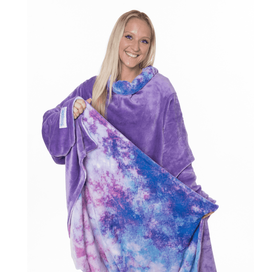 Snuggie Reversible Tie Dye/Purple